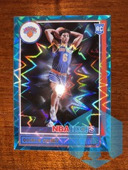 2021-22 NBA Hoops Quentin Grimes #206 Teal Explosion Knicks